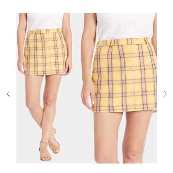 BB Dakota Plaid Skirt - Picture 2 of 4